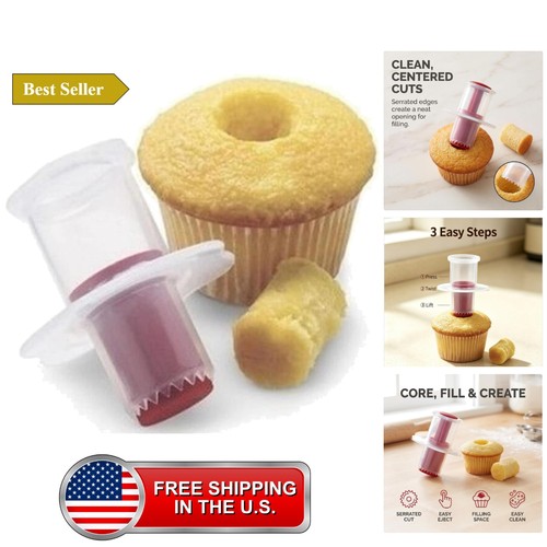 Random color cupcake corer - cupcake,