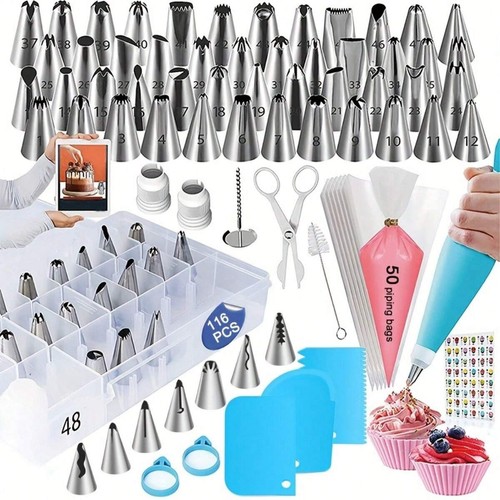 116pcs cake decorating - 116pcs,
